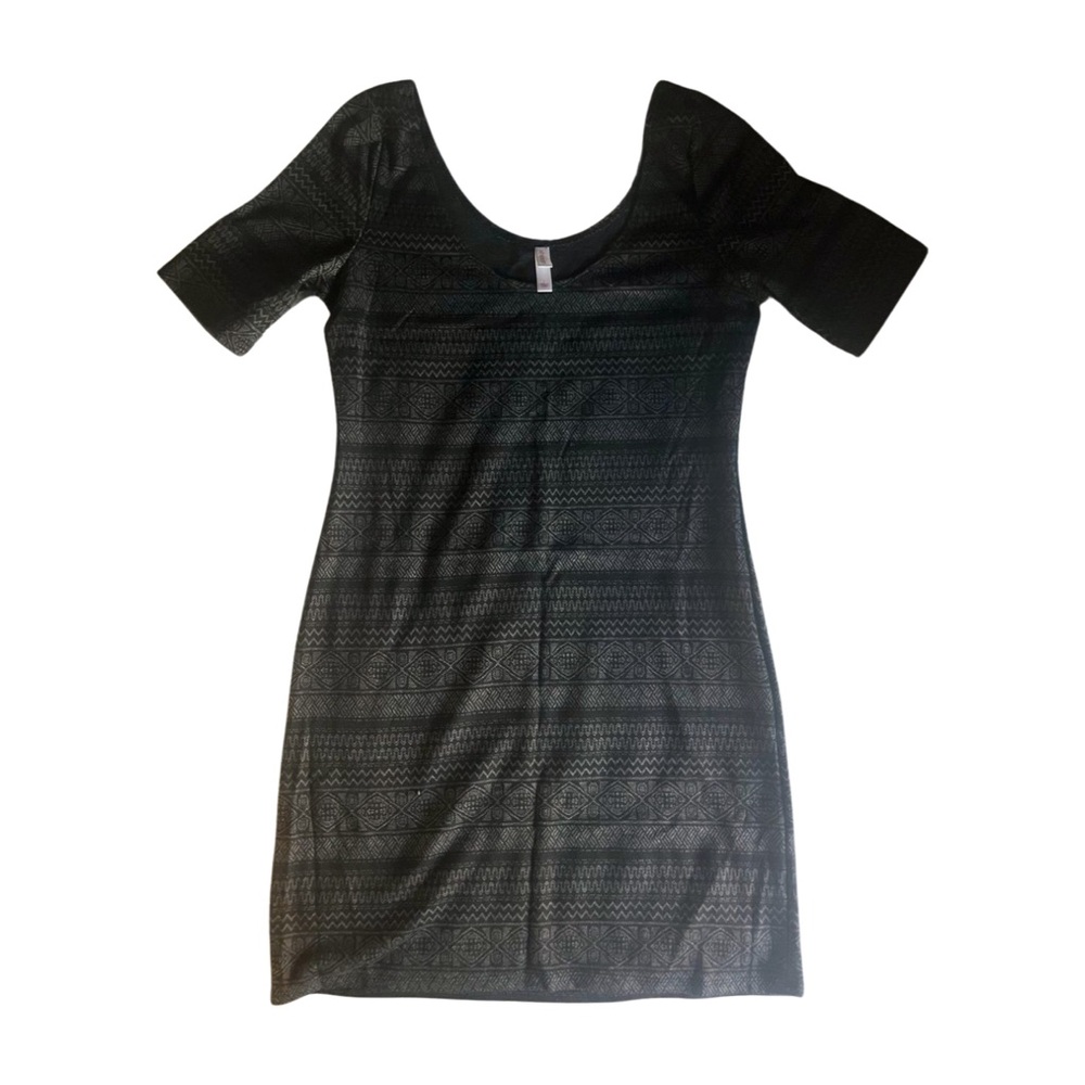 Cotton dress with pattern